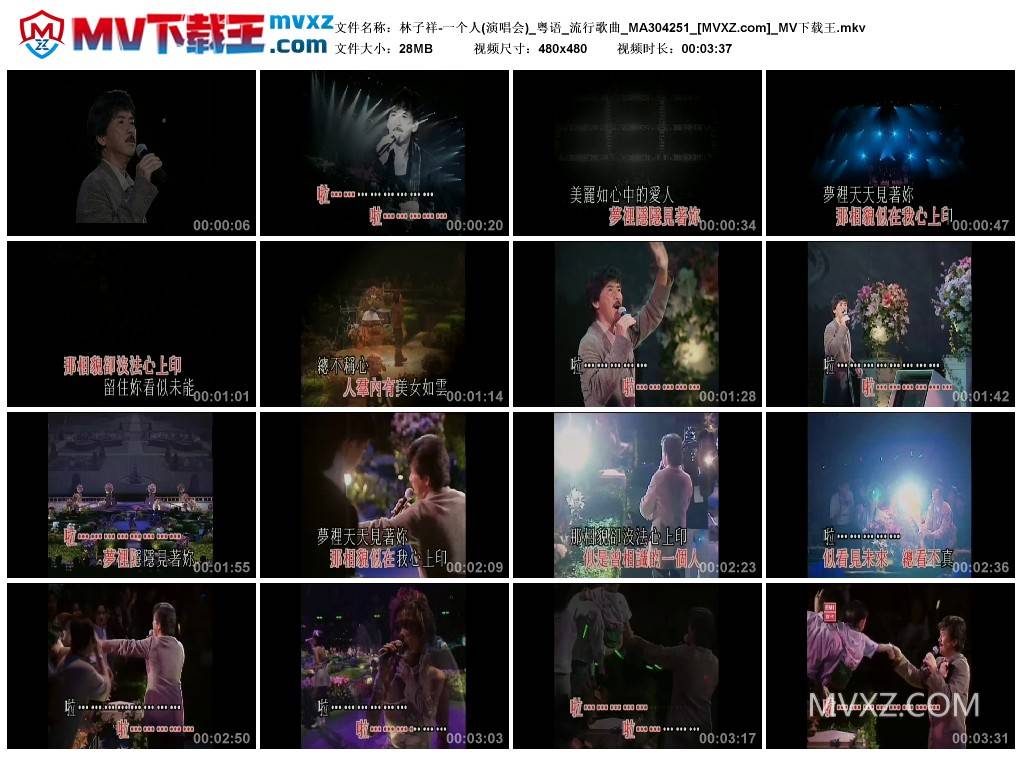林子祥-一个人(演唱会)_粤语_流行歌曲_MA304251